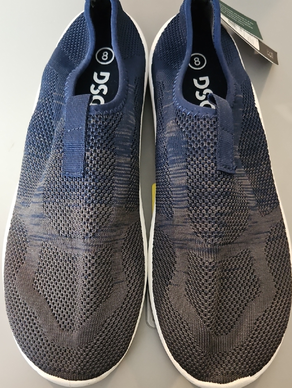 DSG Men's Knit Water Shoes: BLUE/GRAY: NEW WITH TAGS: SIZE 8
